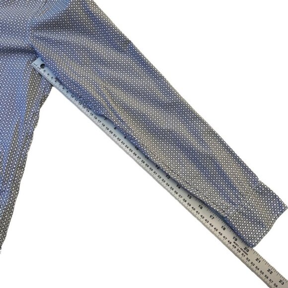 Tommy Hilfiger button down shirt New York fit blue white green 100% cotton Small - Picture 11 of 11